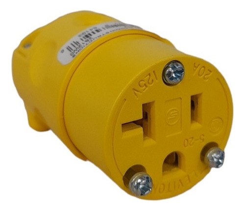 Tomacorriente Aéreo Leviton 520cv Amarillo 20a