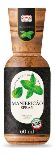 Spray Manjericão Italiano Turci 60ml Unidade Líquido Frasco