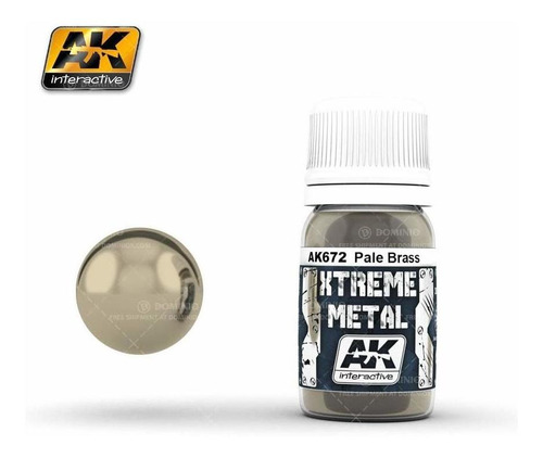 Ak-672 Xtreme Metal Laton Palido 1.0 Fl Oz Esmalte