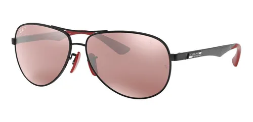 culos de sol polarizados Ray Ban Carbon Fibre Scuderia Ferrari