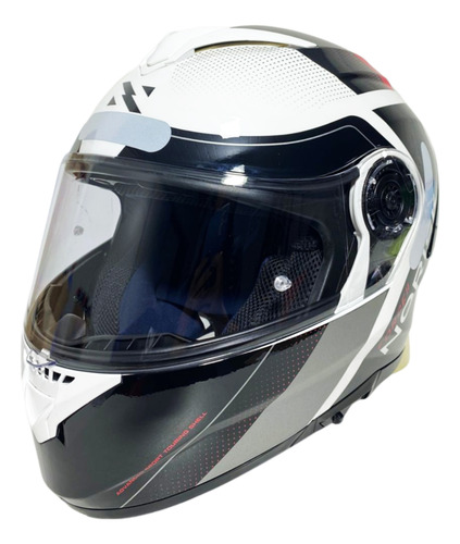 Capacete Norisk Force Ii Oculos Escamoteavel 58 Prata