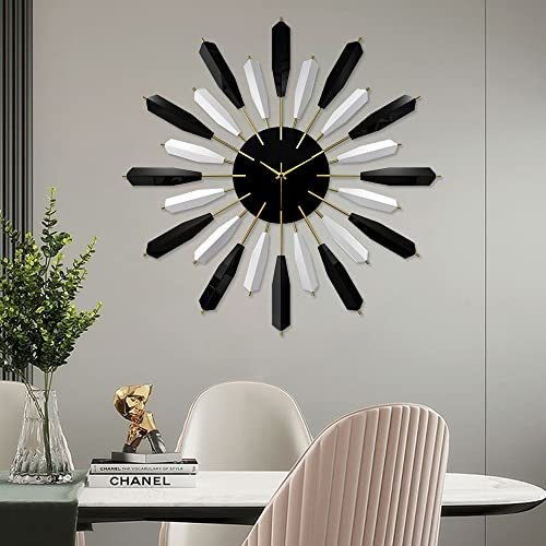 Reloj De Pared Grande Y Moderno De 21.6 Pulgadas Para Decora