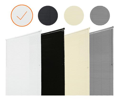 Persiana Horizontal De Pvc- 1,60x1,30m Off Evolux - Branco E