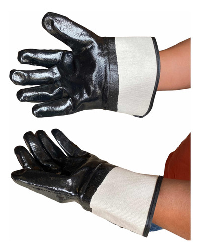 Guantes Sih Nitrilo Loneta Ansell Edge 48-500 Antiderrapante