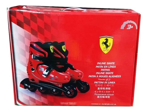 Patines Mesuca Ferrari Ajustables 18 A 20 Cm