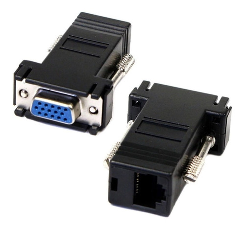 Adaptador Rj-45 A Vga (hembra) Extension (kit 4 Unidades)