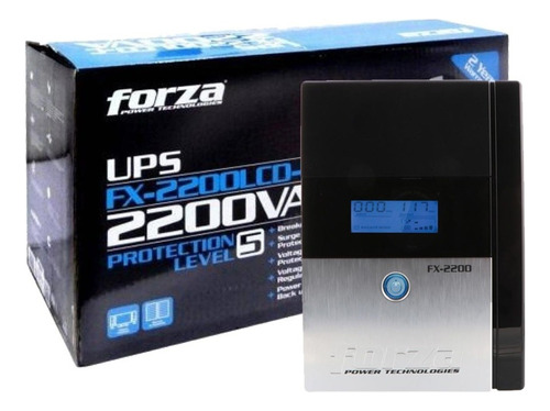 Ups Regulador Forza Fx-2200lcd 2.2kva 2200va 1200w 8 Tomas