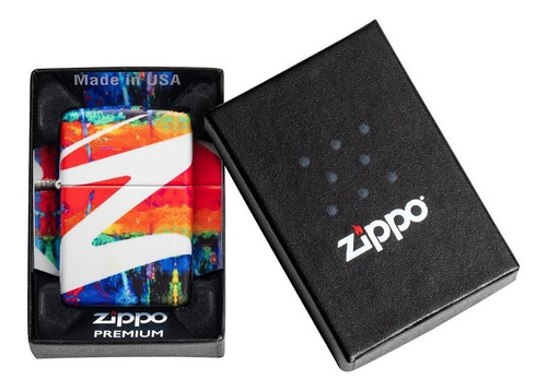 Imagen 3 de 10 de Encendedor Zippo Modelo 49682 Dippy Z Design Garantia.