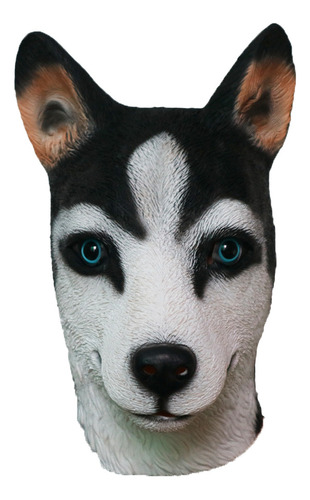 Novedosa Máscara De Perro Husky Para Halloween, Fiesta, Láte