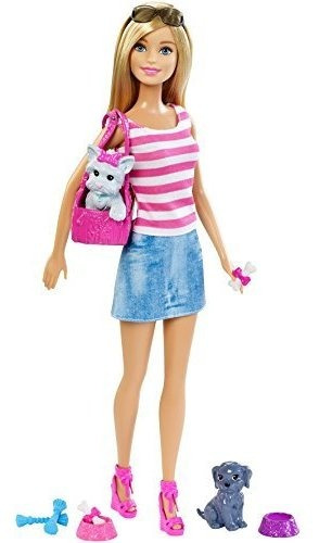 Muñeca Barbie Con Accesorio Cachorro