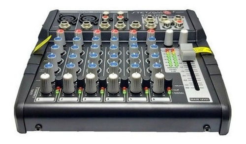Imagem 5 de 8 de Mesa De Som Automotivo Stetsom Stm1206 12v Liga Na Tomada
