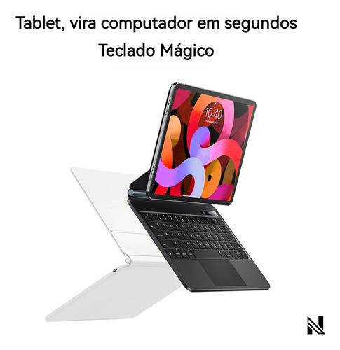 Capa Para iPad Pro De 11 De Teclado De Toque Magnético