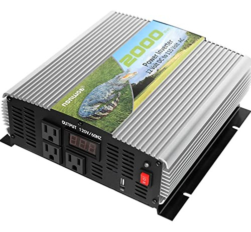 2000 Watt Inverter Power Inverter Truck Semi Truck Car ...