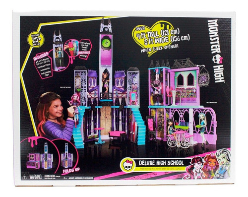 Monster High Escuela De Lujo 100% Mattel Casa Juguete Niña