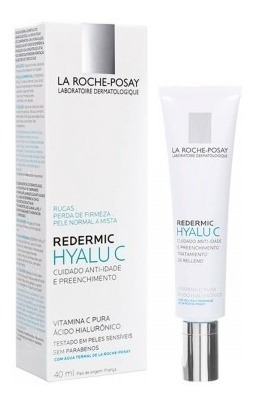 Redermic Hyalu C Cuidado Anti-idade 40ml La Roche - Original