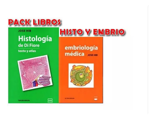 Pack Di Fiore Atlas Histologia Y Hib Embrio Libros Nuevos