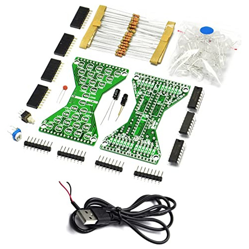 Kit De Práctica De Soldadura Con Led Gikfun Con Forma De Rel