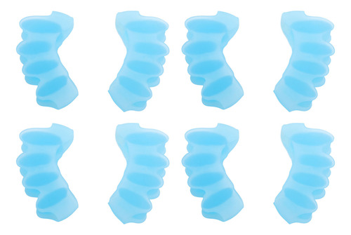 Separador De Dedos De 8 Piezas De Silicona, Diseño Ergonómic