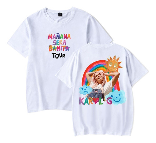 Camiseta Karol G Manana Sera Bonito Msb Tour 2023 Rainbow