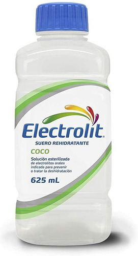 Electrolit Suero Rehidratante Sabor Coco 625 Ml (12 Pack)