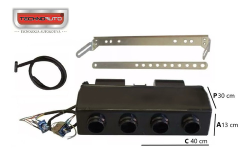 Imagem 4 de 8 de Kit Ar Condicionado Toyota Bandeirante Com Suporte 1 Ano Gar