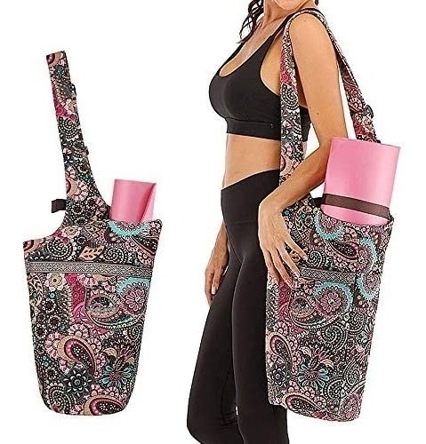 Mookis Yoga Mat Bag Tote Sling Carrier Correa De Hombro Y De