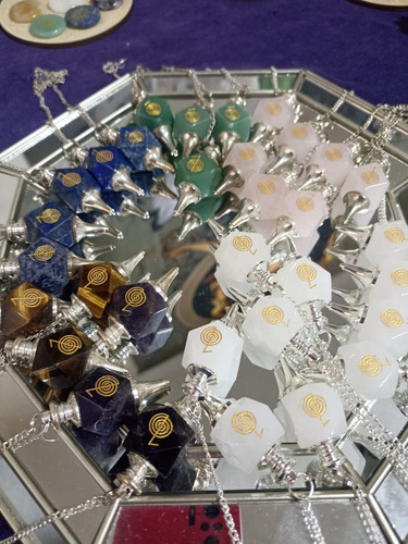 Péndulo Chokurei Radiestesia Talisman Color Amatista