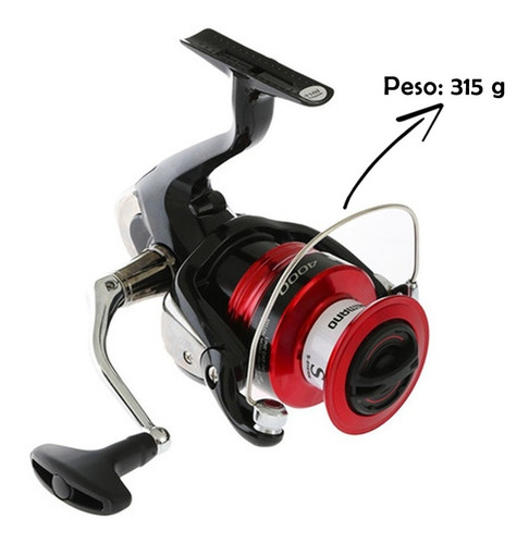 Reel frontal Shimano Sienna FG SN4000FG derecho/izquierdo color negro