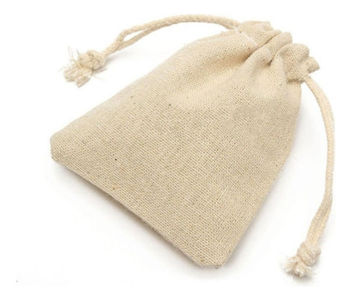 50 Bolsas De Arpillera Natural Con Bolsas De Lino.