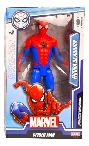 Juguete Muñeco Hombre Araña Spiderman Articulado Marvel 22cm