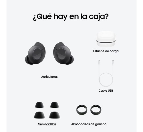 Auriculares Samsung Galaxy Buds Fe Grafito Sm-r400nza