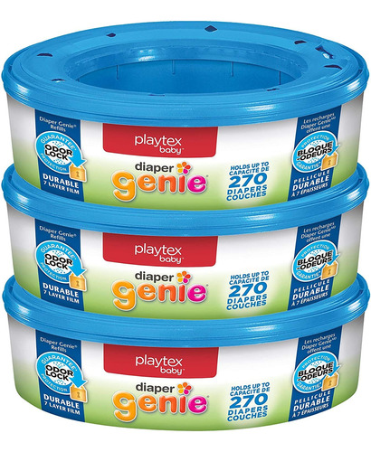 Repuesto De Paales Diaper Genie De Playtex, 270unidades (paq