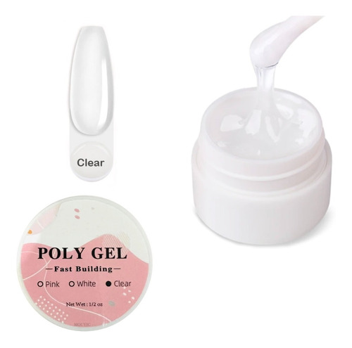 Poly Gel Para Manicura Rapida Y Profesional