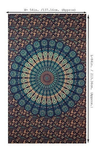 Tapiz Tapiz De Pared Tapices Mandala Colcha De Algodón Indio