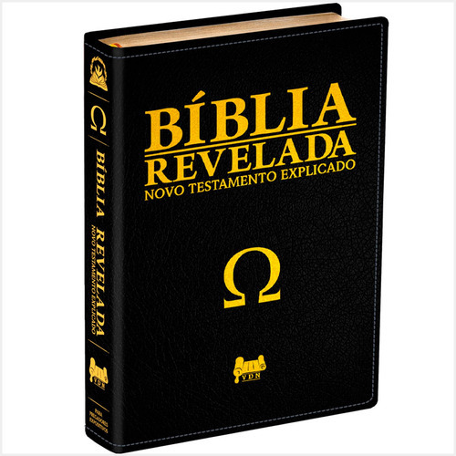 Bíblia De Estudo Revelada Novo Testamento Ômega Preta, De Vários Cooperadores. Editora Di Nelson Em Português