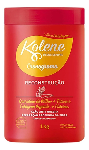 Creme De Tratamento Kolene Reconstrução 1kg