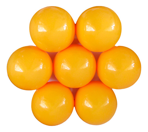 Pelotas De Plástico No Toxicas 50 Pzs. Com. Amarillo