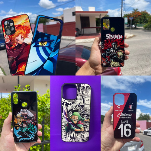 Funda Case Anime Manga Animal Fantasma Pelea Para Motorola