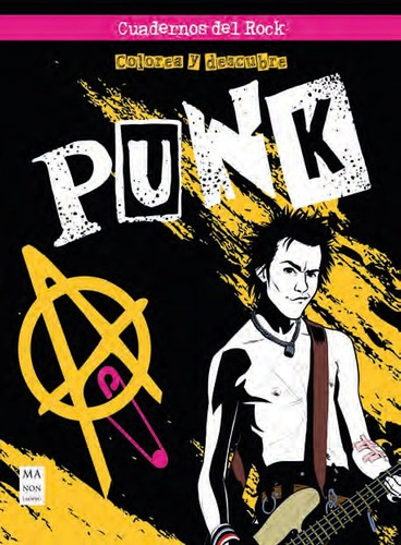 Libro Colorea Y Descubre - Punk - Aa.vv