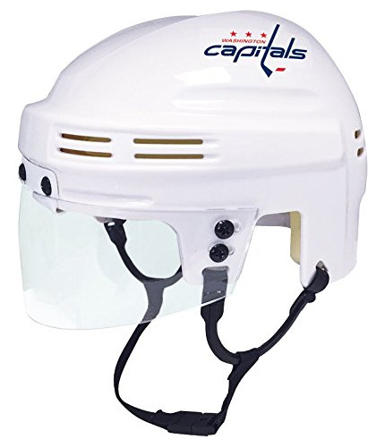 Sportstar Mini Hockey Display Helmet  White  Washington Ws