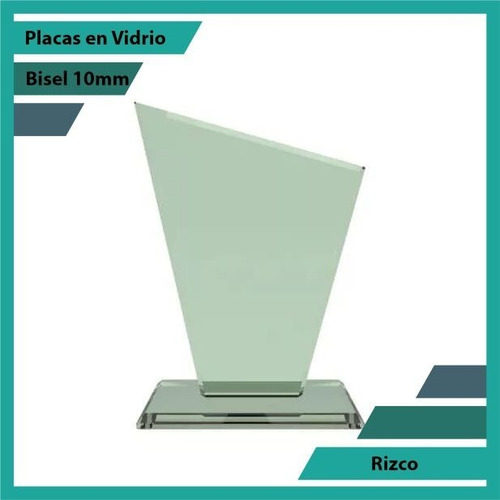 Placas Conmemorativas En Vidrio Rizco Plano