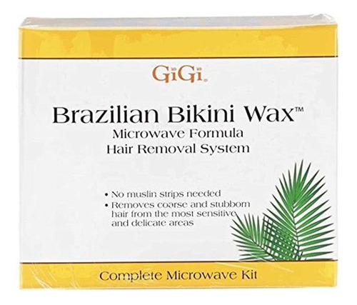 Kit De Microondas Gigi Brazilian Bikini Wax, 16 Onzas
