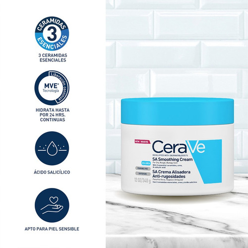 Imagen 5 de 5 de Crema Sa Alisadora Anti-rugosidades 340 G Para Cuerpo