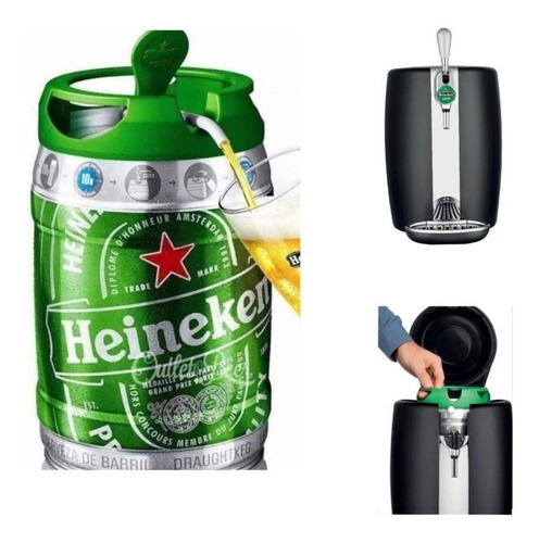 Chopp Barril Heineken 5 Litros Oferta Black Friday
