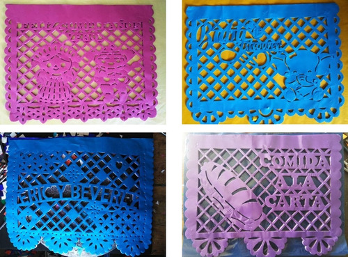 Decoración Papel Picado Personalizado 50 Tiras