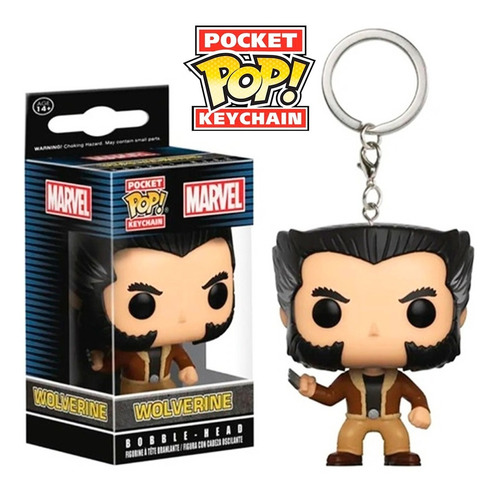 Llavero Wolverine - X Men - Marvel - Funko Pocket Pop