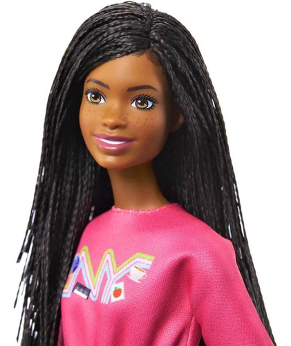 Muñeca Barbie Falda Metálica Brooklyn