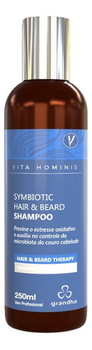 Shampoo Grandha Cabelo E Barba Symbiotic Hair & Beard 250 Ml