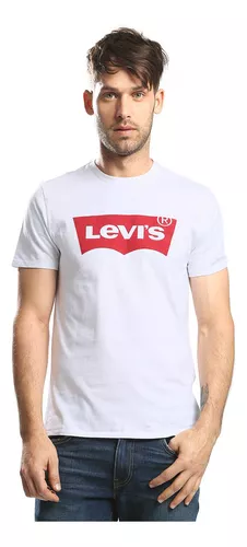 moral Reprimir Aptitud Playera Levi's® Hombre Blanca Logo Original Set-in Neck | Envío gratis