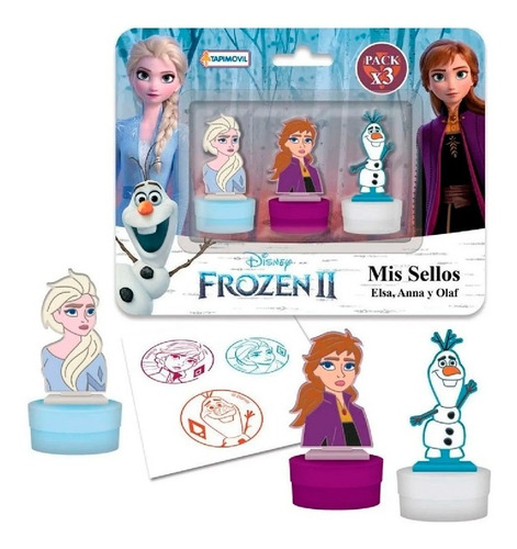 Mis Sellos Pack X3 Disney Frozen 2 Tapimovil